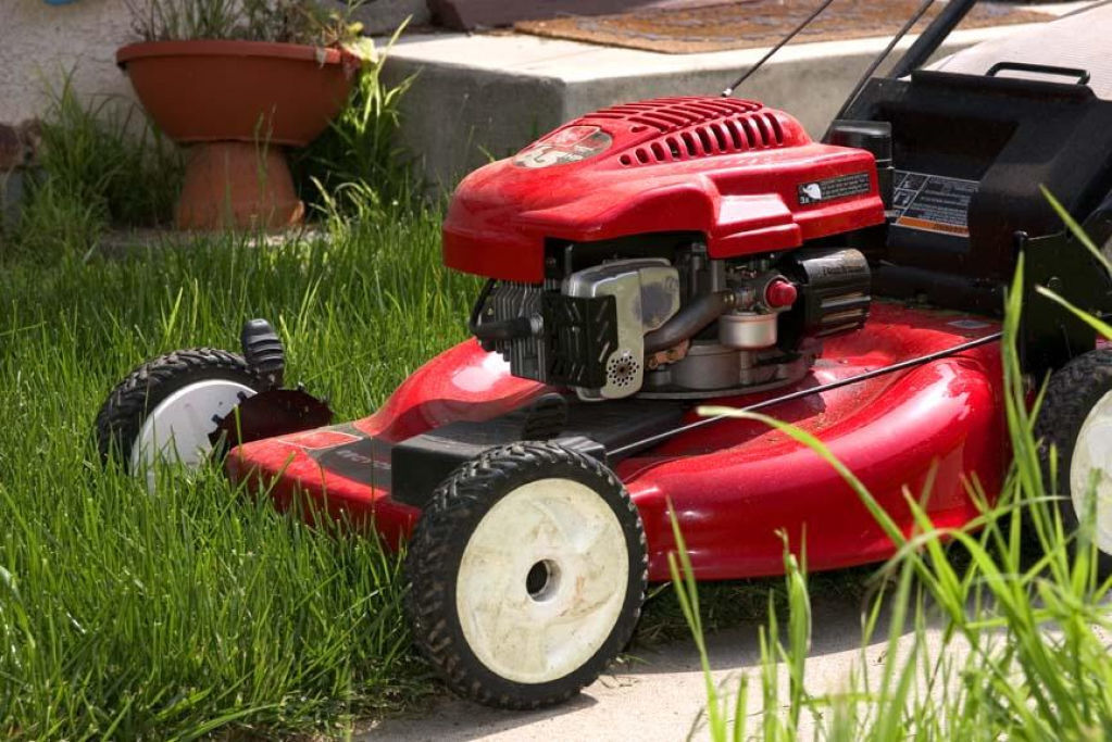 Stow unneeded yard tools